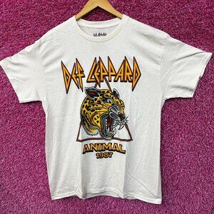 Def Leppard Animal 1967 Rock Tour Tshirt size Large